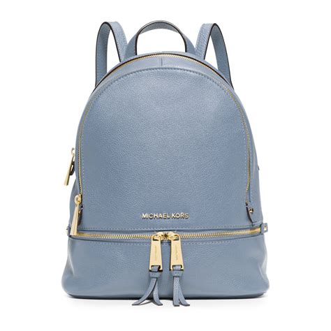 michael kors backpack pale blue|michael kors blue handbags.